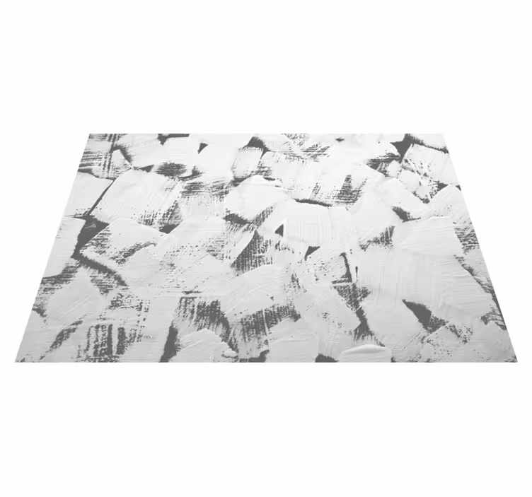 Abstract Brushed Surface texture vinyl rug - TenStickers