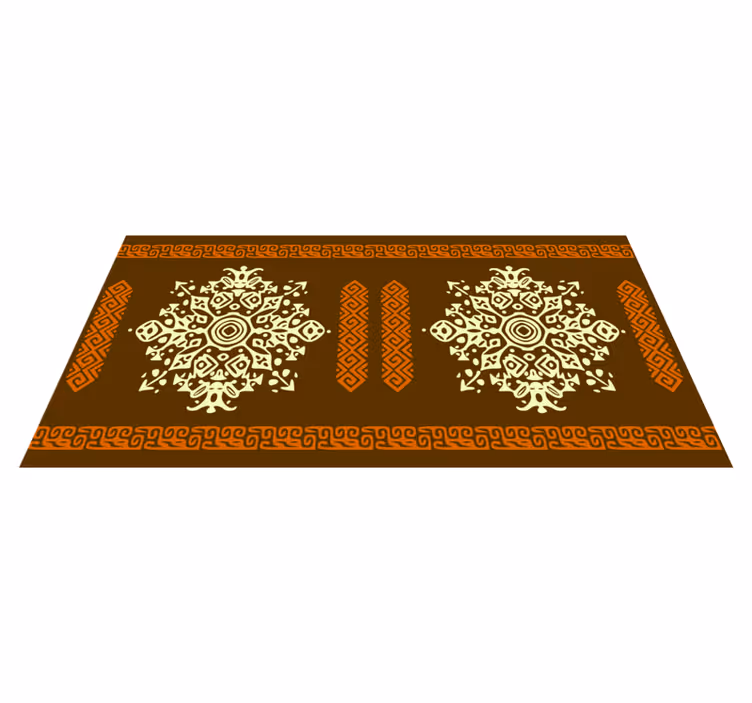 Mandala vinyl rug mandala pattern collection - TenStickers