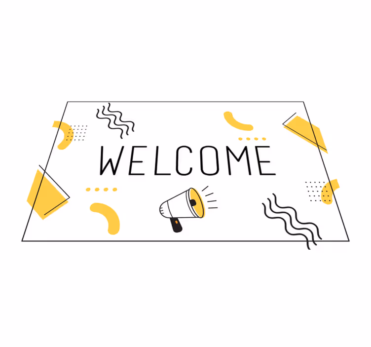 Custom vinyl rug for your cozy home space - TenStickers