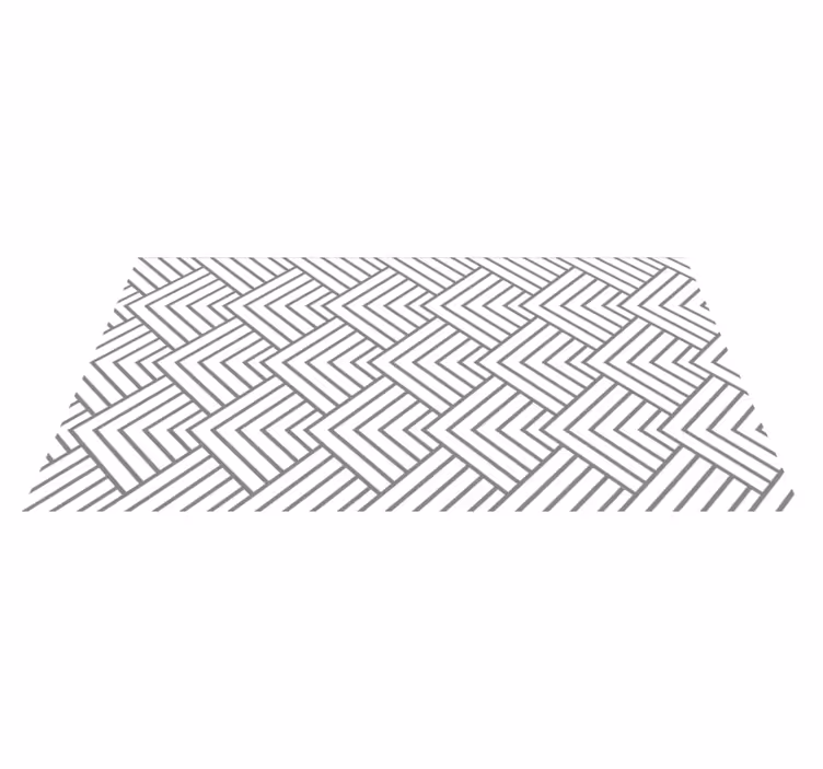  Labyrinth geometric vinyl rug - TenStickers