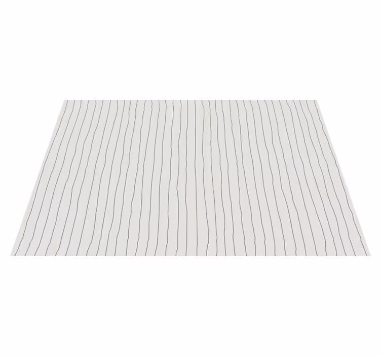 Linear Monochrome striped vinyl rug - TenStickers