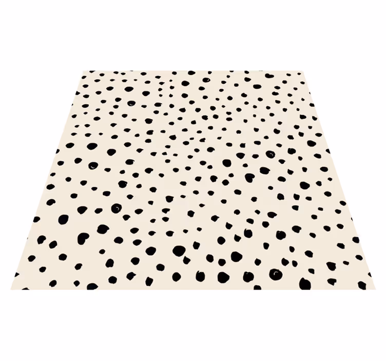 Dotted Pattern Style texture vinyl rug - TenStickers