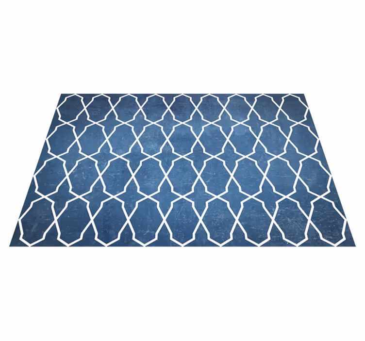 Geometric Bathroom vinyl bath rug - TenStickers