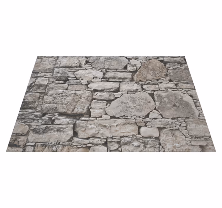 Rock Mirage stone effect vinyl rug - TenStickers