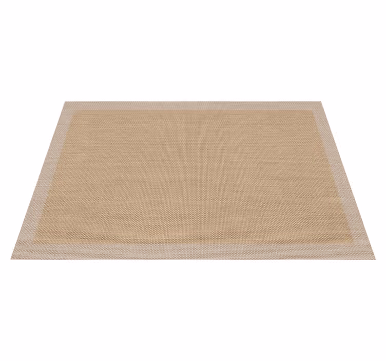 Teplon beige natural minimalist rug - TenStickers