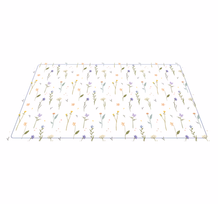 Small spring branches vinyl rug - TenStickers