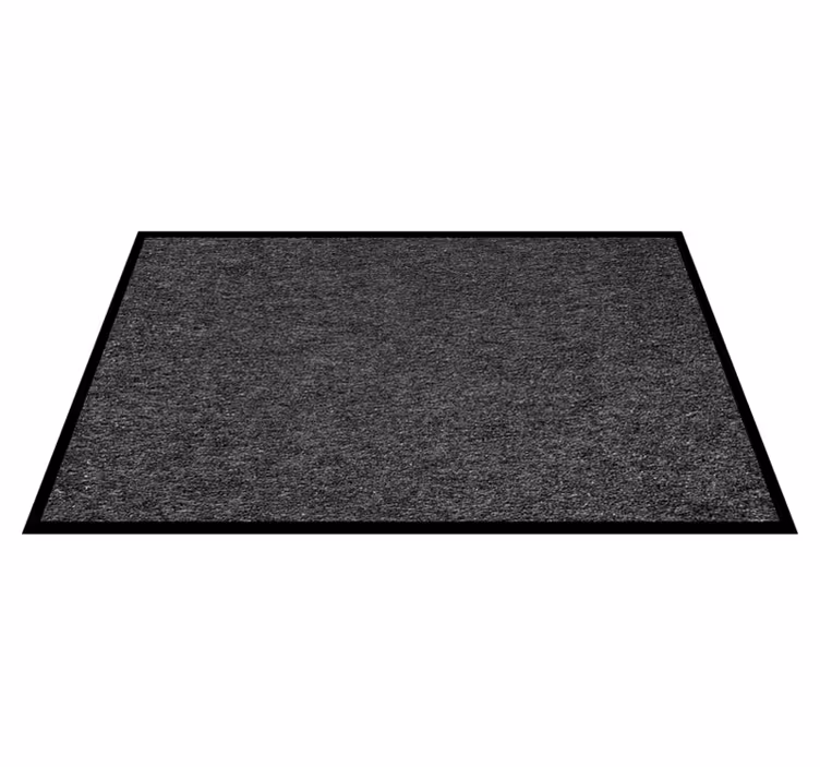Dark gray texture office rug - TenStickers