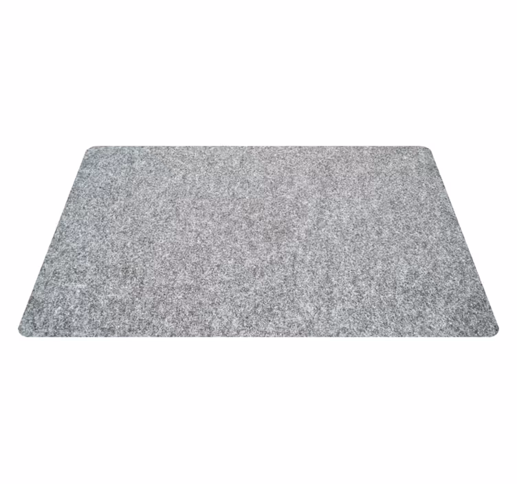 Grey texture office floor rug - TenStickers