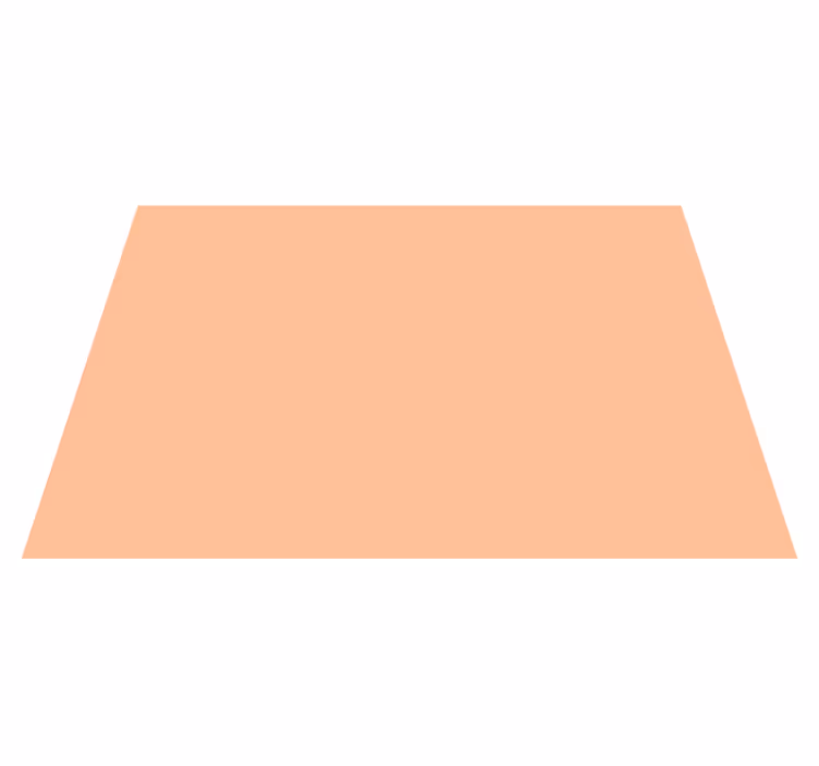 Peach fuzz rectangular rug - TenStickers