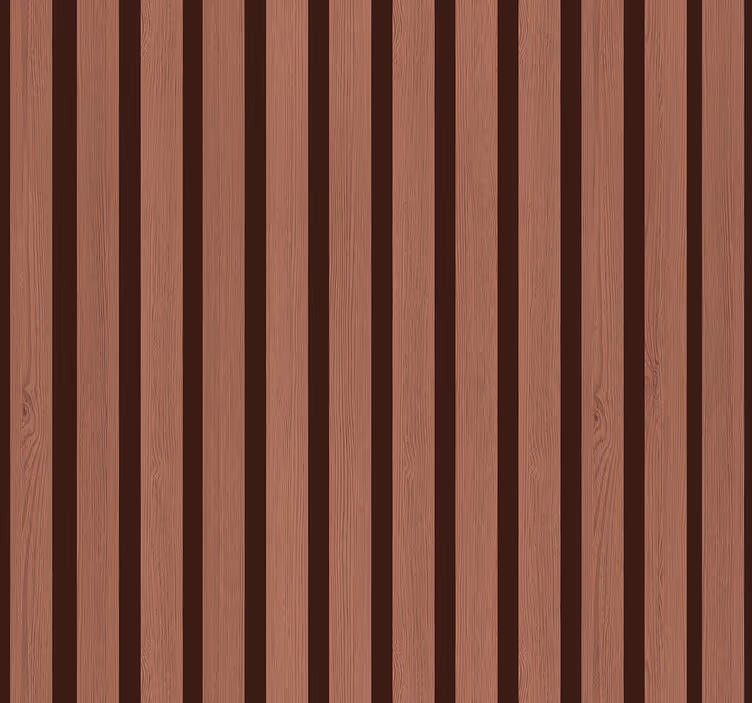 "Mocha mousse" slats vertical stripes wallpaper - TenStickers