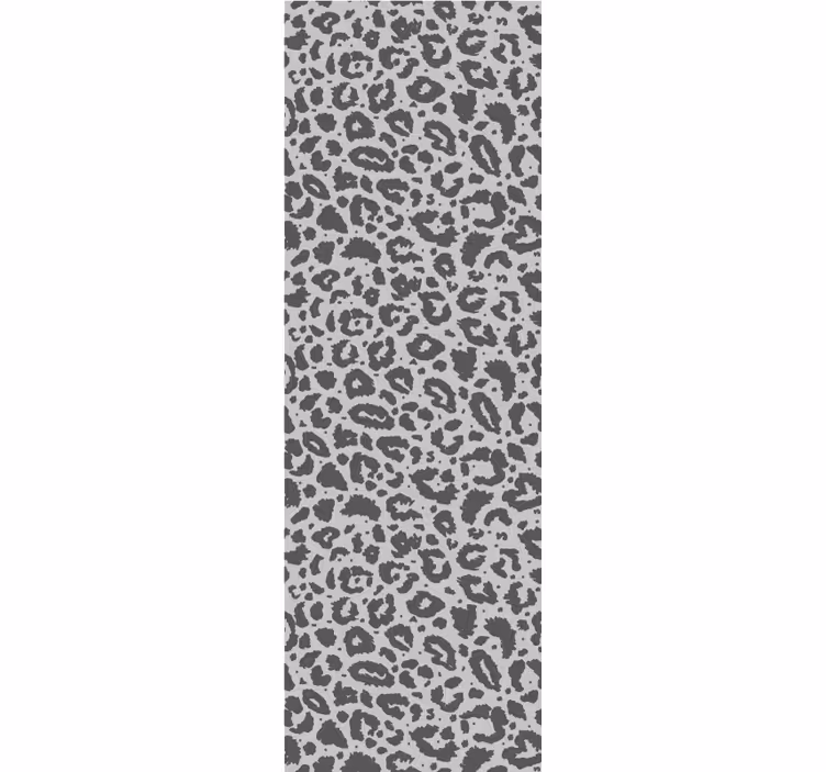 Grey print style leopard wallpaper - TenStickers