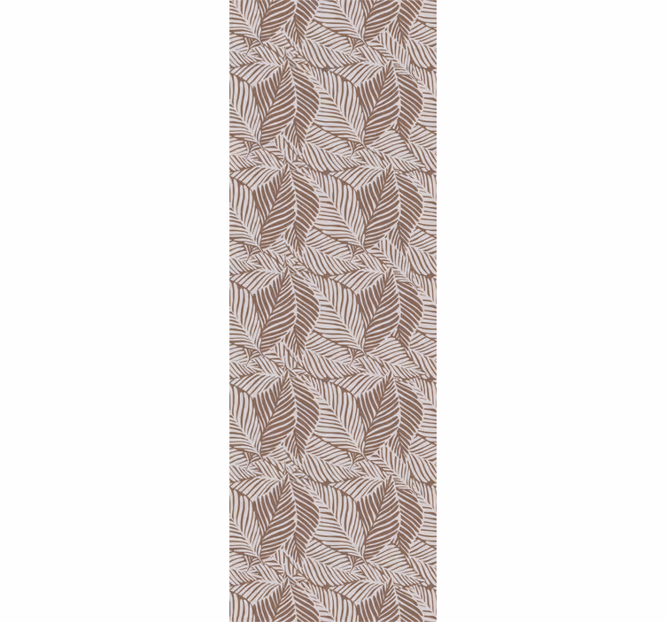 Brown elegant design flower wallpaper - TenStickers