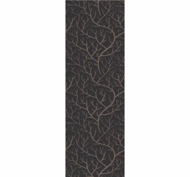Branching grey design tree wallpaper - TenStickers