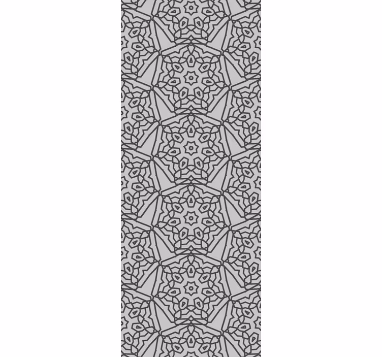 Intricate Patterned Design ornamental wallpaper - TenStickers