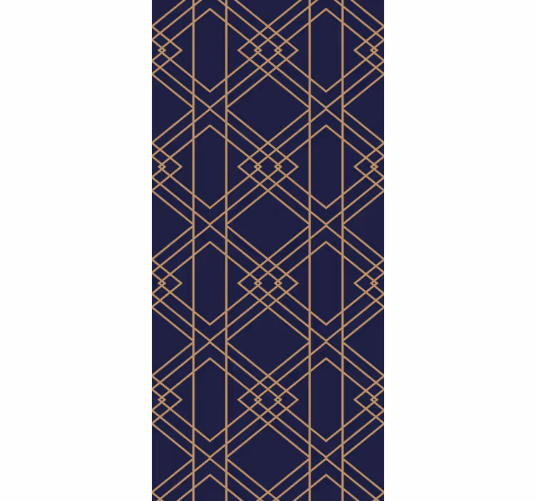 Geometric wallpaper in contemporary style - TenStickers