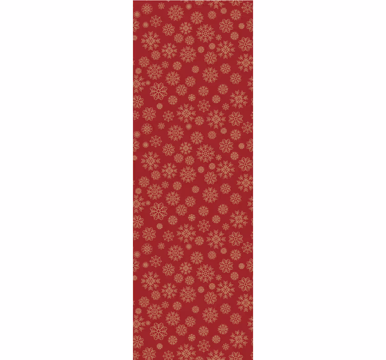Frosty Floral Design christmas wallpaper - TenStickers