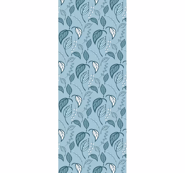 Scandinavian sprout leaf wallpaper - TenStickers