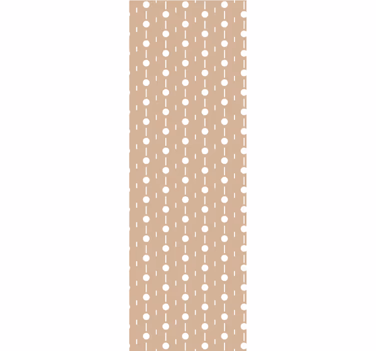 Wallpaper polka dots circular white dots - TenStickers