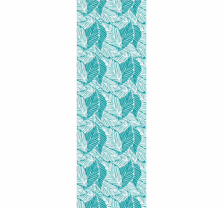 Tropical leaf composition leaf wallpaper - TenStickers
