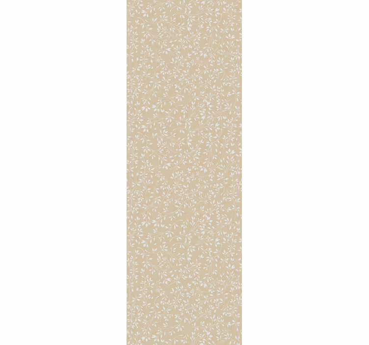 Delicate beige and white home office wallpaper - TenStickers