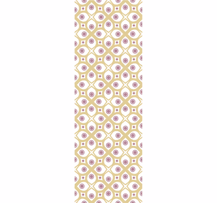 Retro eye pattern wallpaper - TenStickers