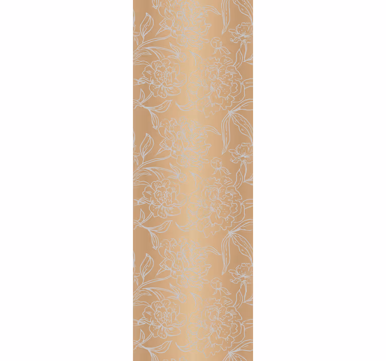 Floral wallpaper with delicate floral accents - TenStickers
