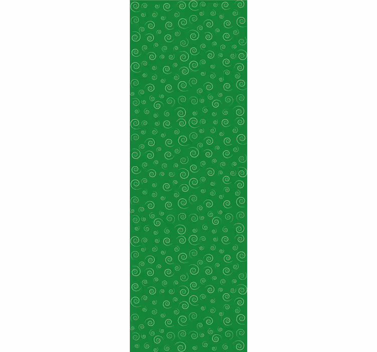Spiraling Green Swirls textured wallpaper - TenStickers
