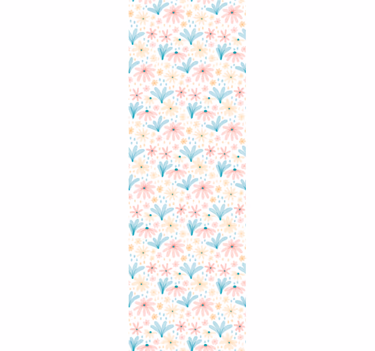 Floral Garden Vibes flower wallpaper - TenStickers