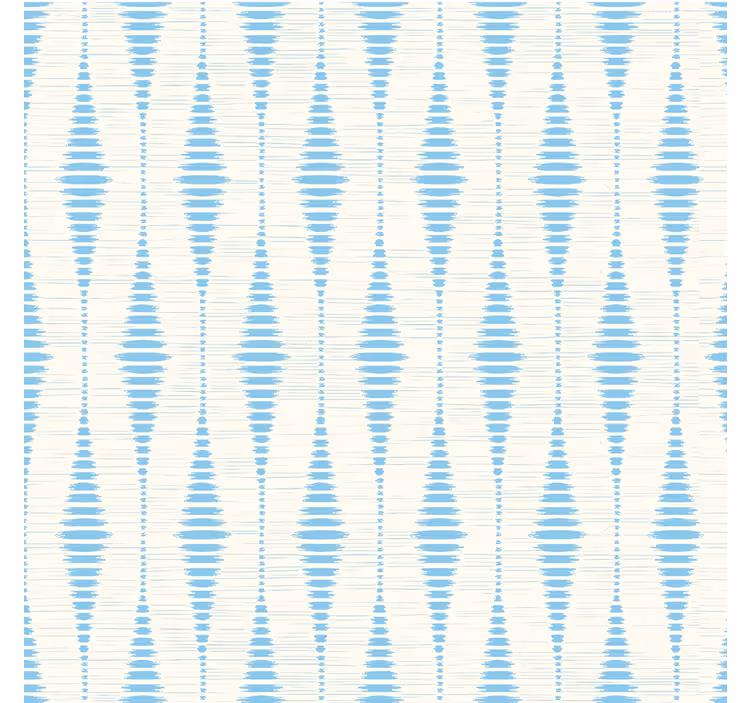 Light blue rabaul ikat wallpaper - TenStickers