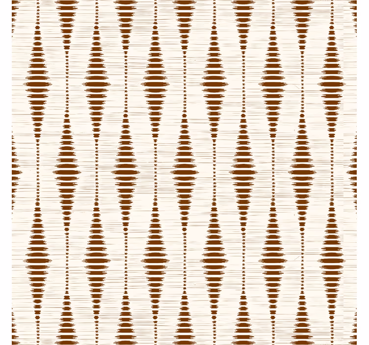 chocolate brown rabaul ikat wallpaper - TenStickers