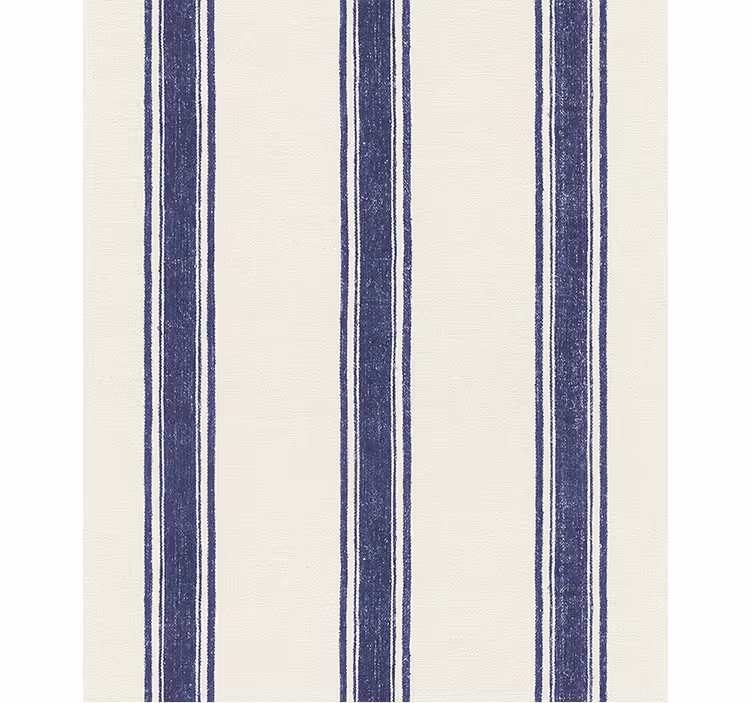 Navy blue vertical lines wallpaper - TenStickers