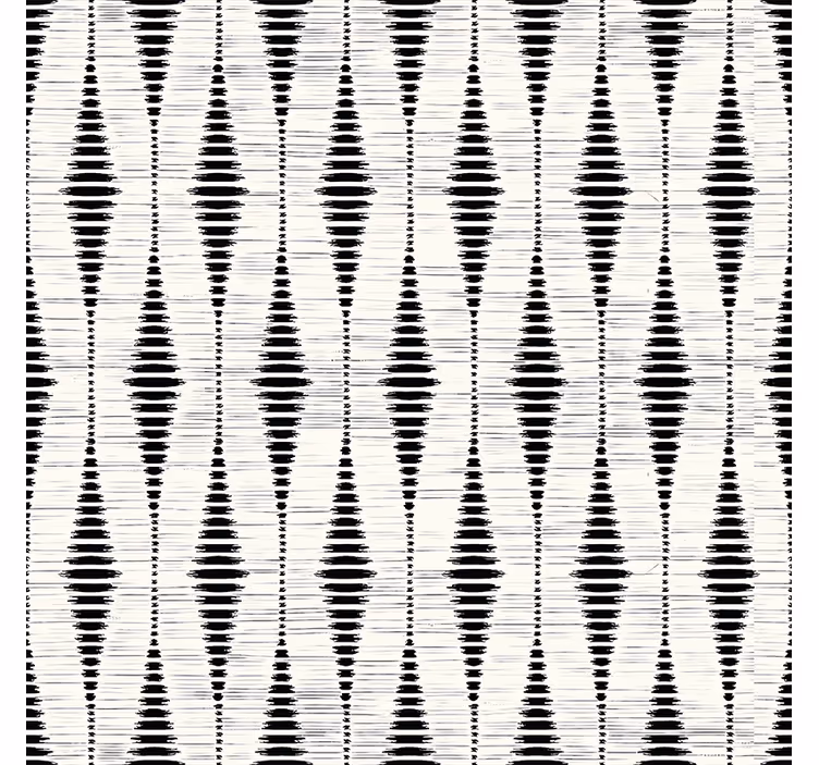 Black rabaul ikat wallpaper - TenStickers