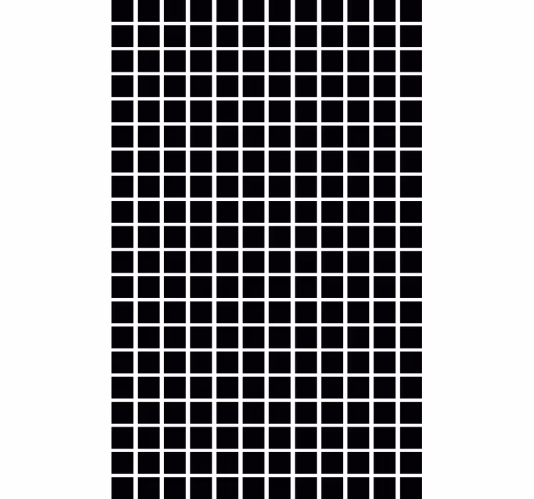 Geometric wallpaper in gray square scale - TenStickers
