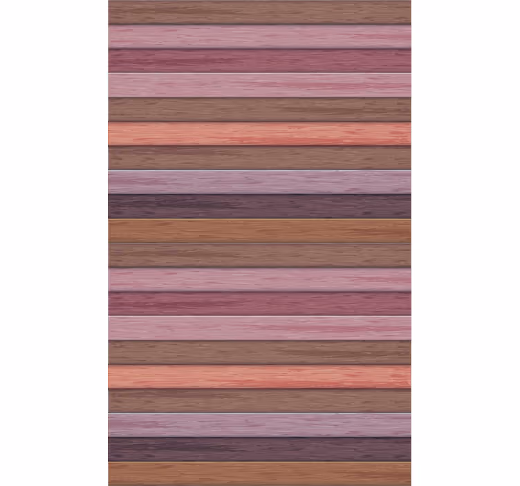 Ornamental wallpaper in gray and pink wood texture - TenStickers