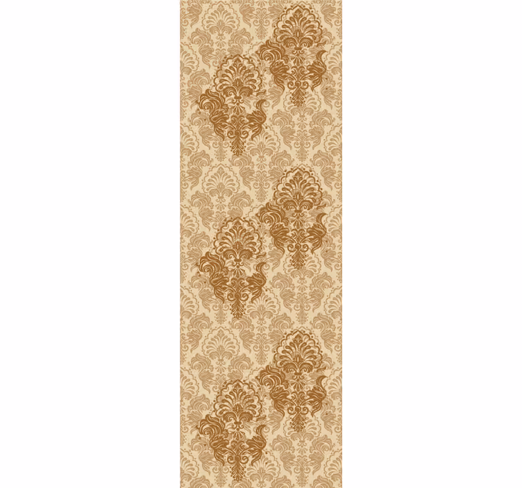 Ornamental wallpaper in a vintage warm faded design - TenStickers