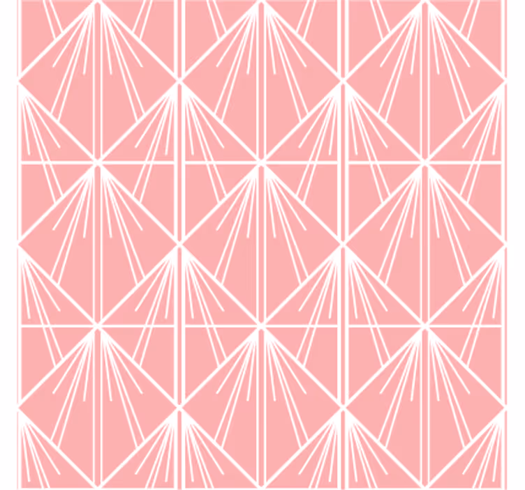 Ornamental wallpaper with geometric design - TenStickers