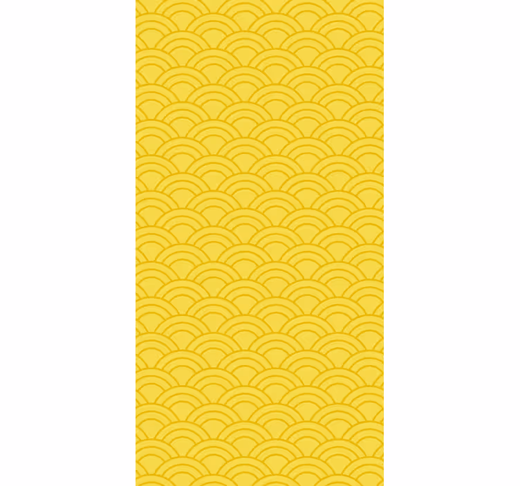 Ornamental wallpaper with elegant wave design - TenStickers
