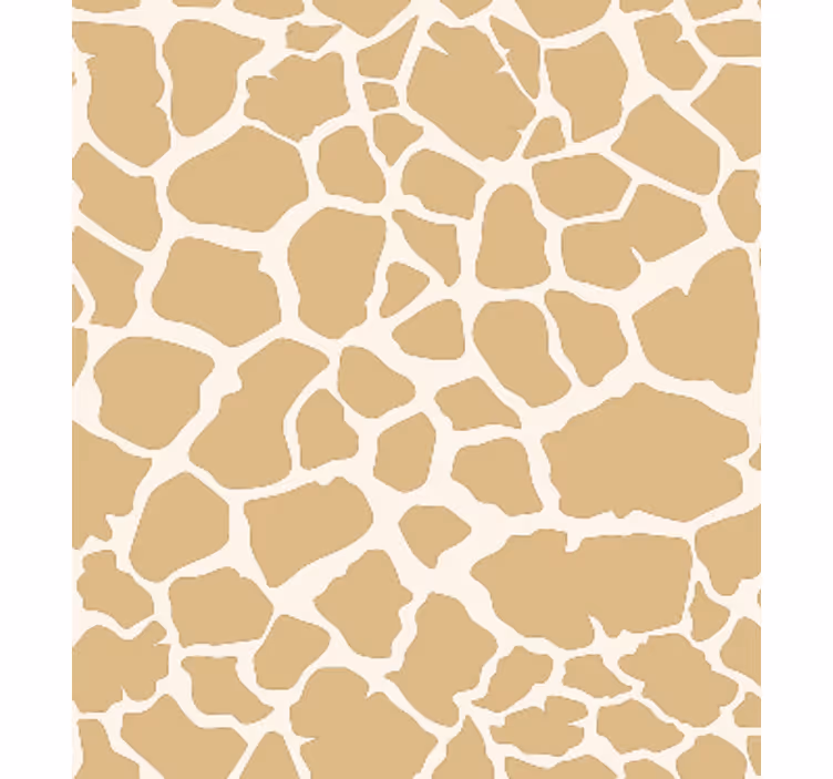 Animal wallpaper giraffe print - TenStickers