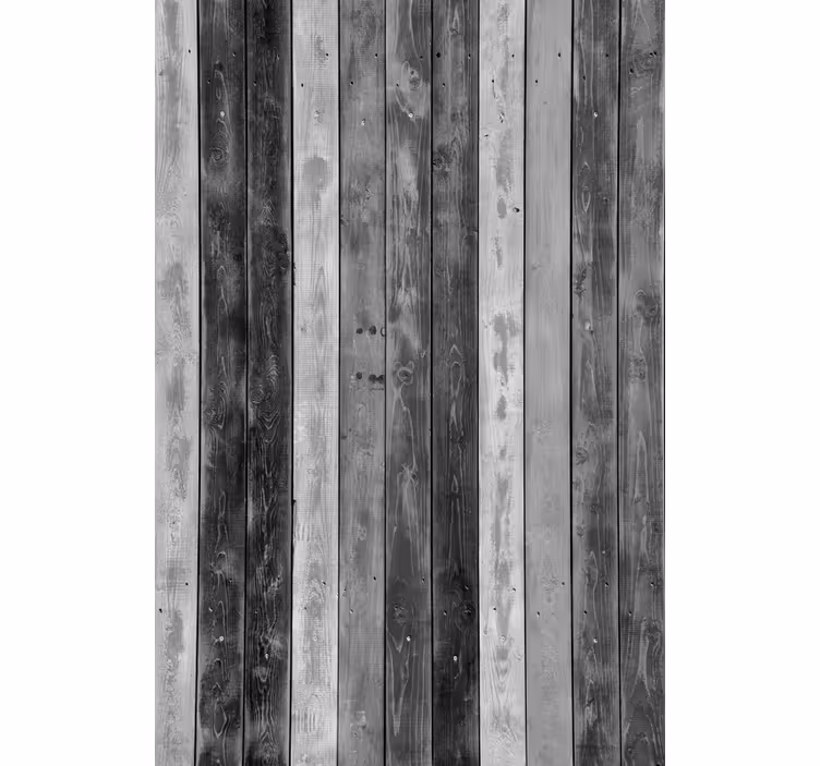 Bedroom wallpaper rustic timber boards - TenStickers