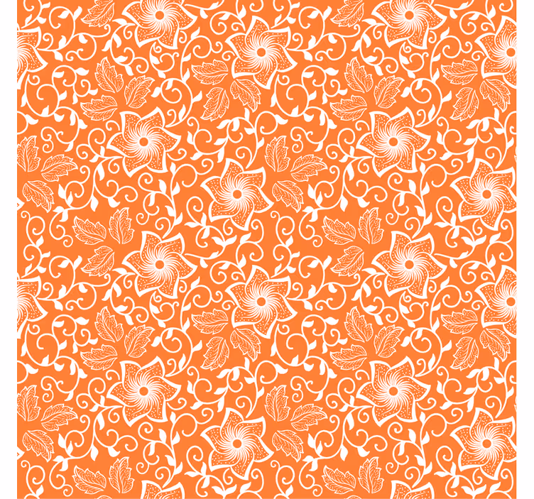 Bedroom wallpaper floral motif design - TenStickers