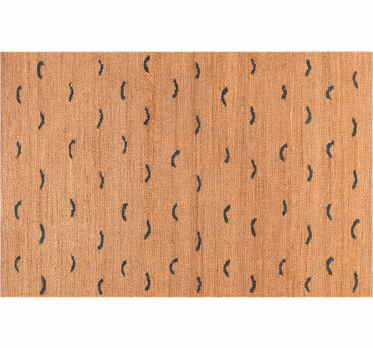 Animal wallpaper jute beige imitation - TenStickers