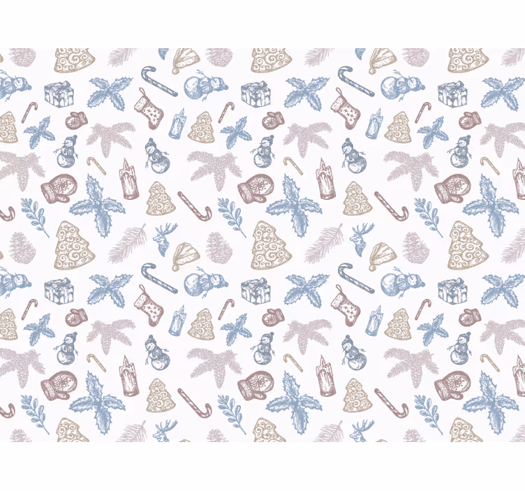 Christmas wallpaper for the holiday season - TenStickers