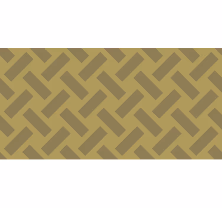 Dining room wallpaper chevron zigzag design - TenStickers