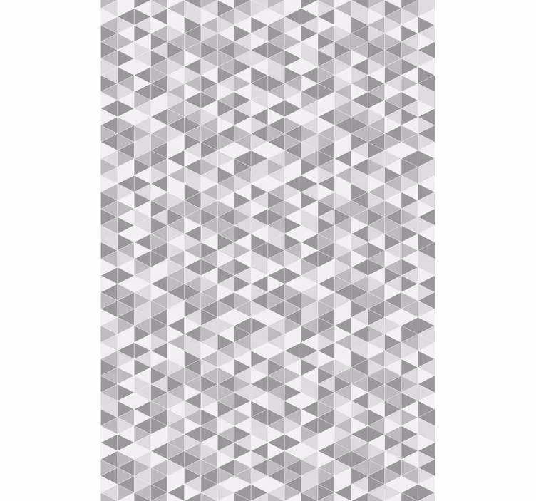 Dining room wallpaper geometric triangle design - TenStickers
