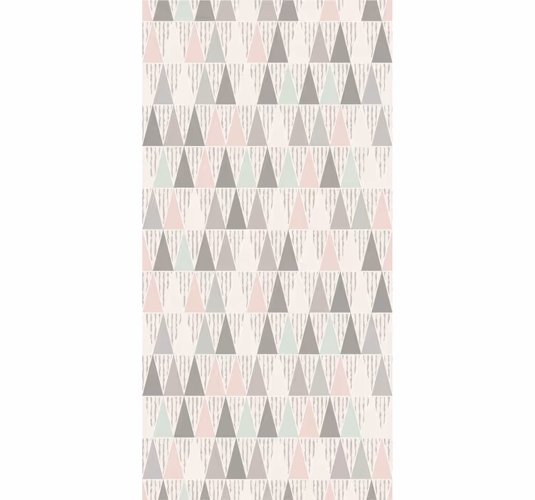 Geometric wallpaper triangular design - TenStickers