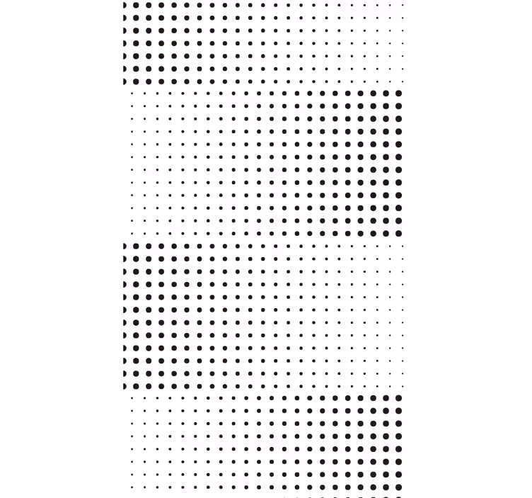 Master bedroom wallpaper black dots with lines - TenStickers