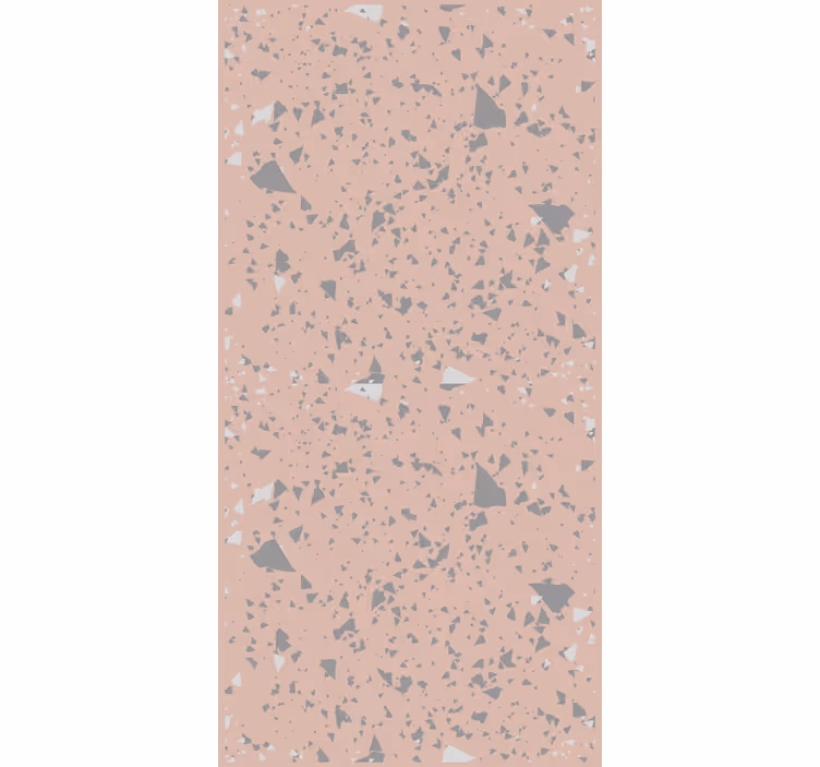 Textured wallpaper in pink and gray terrazzo - TenStickers