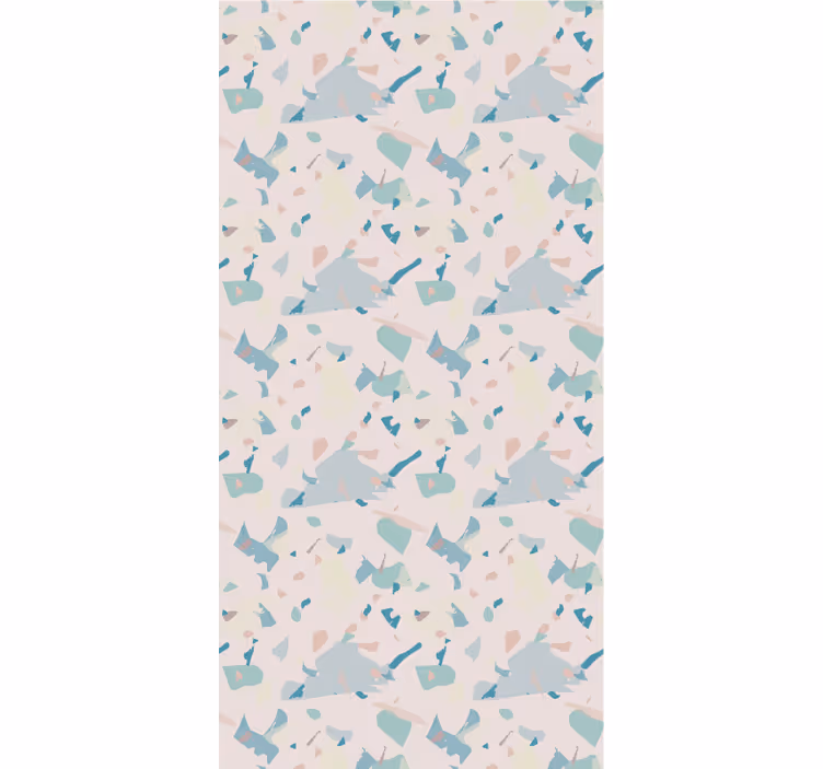 Textured wallpaper inspired by terrazzo tiles and slabs - TenStickers