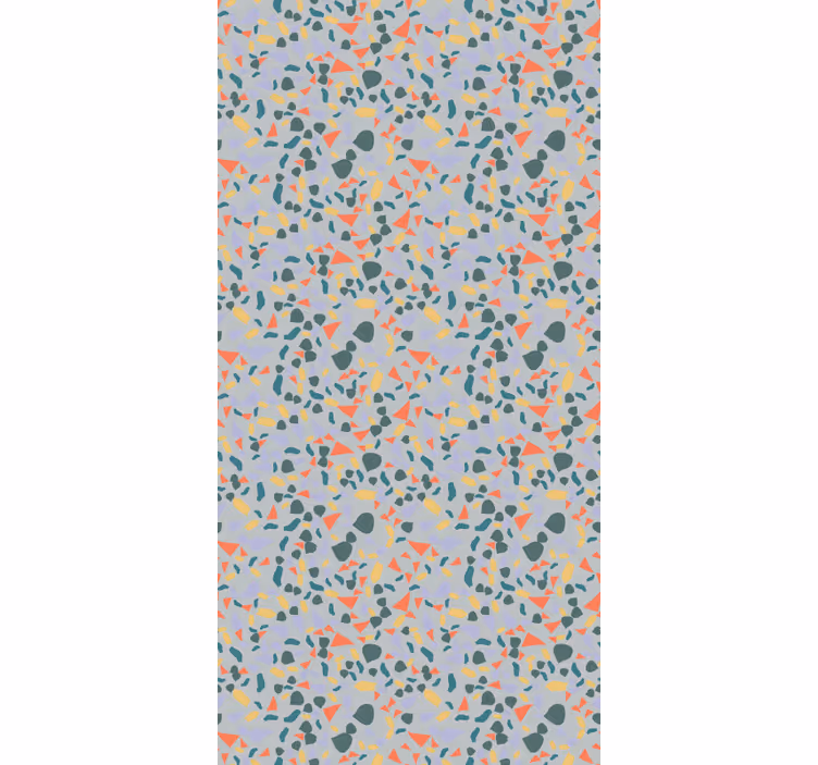 Marble wallpaper with vibrant abstract shapes - TenStickers