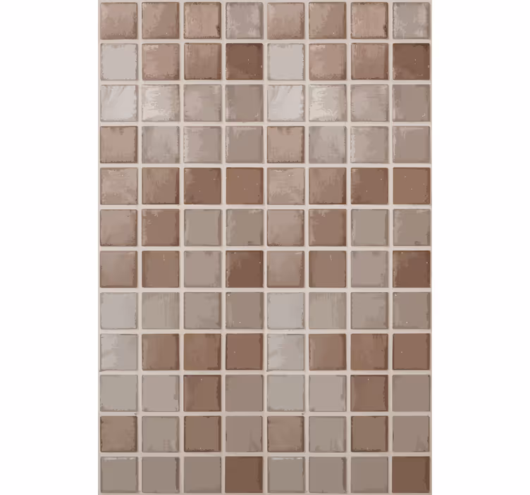 Tile wallpaper ceramic square design - TenStickers